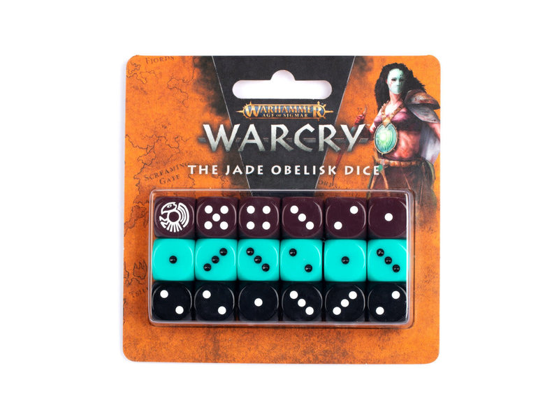 Games Workshop Warcry - The Jade Obelisk Dice