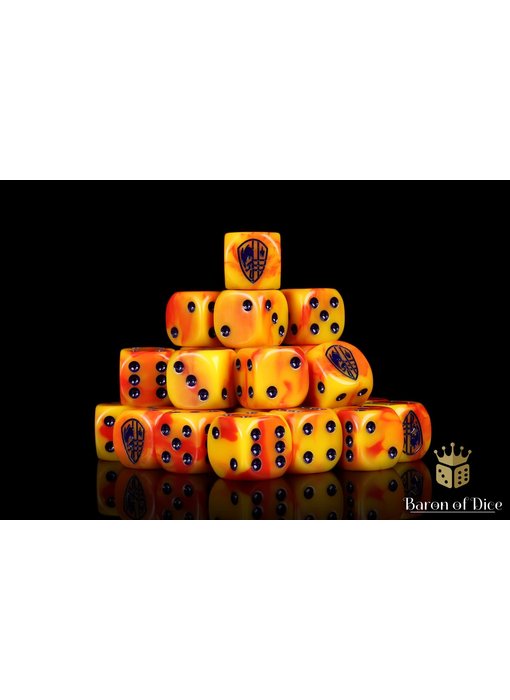 Officially Licensed Hundred Kingdoms Conquest 16mm Dice - (25 Dice)
