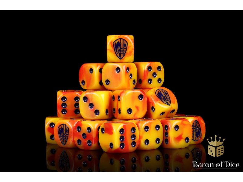 Baron of Dice Officially Licensed Hundred Kingdoms Conquest 16mm Dice - (25 Dice)