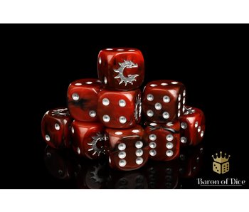 Officially Licensed First Blood 16mm Dice - (25 Dice)