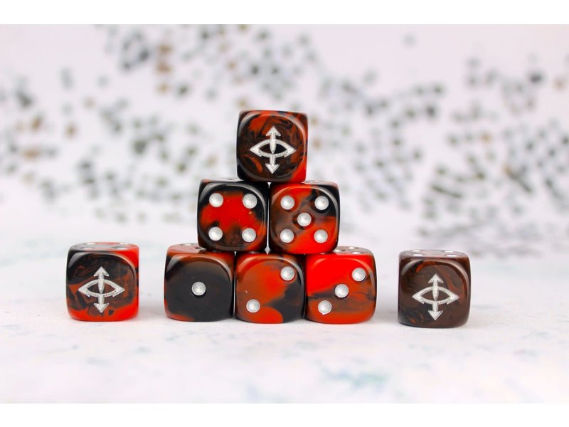 Baron of Dice Eye of Chaos D6 16mm Dice - (25 Dice) Pack