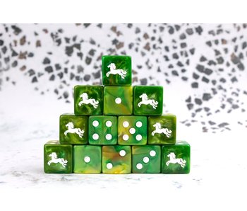 Horse Square 16mm Dice - (25 Dice)