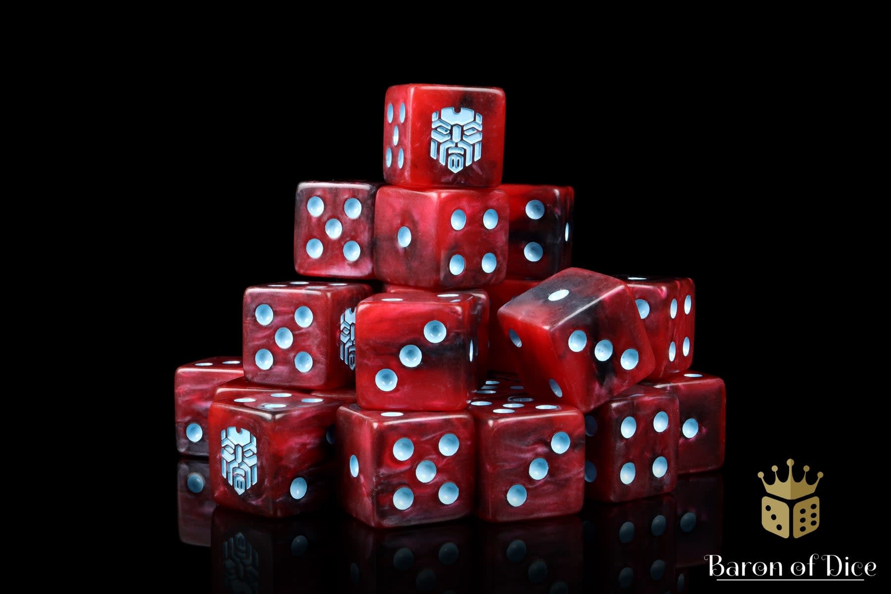 Dwarf 16mm Dice (25 Dice) / Round Corner Kingdom of the Titans