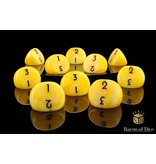 Baron of Dice Specialty D3 Dice - x2 / Yellow