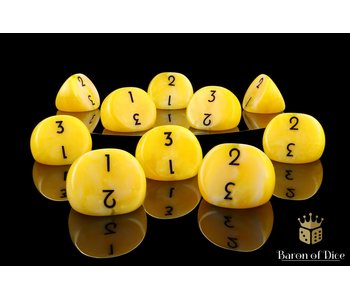 Specialty D3 Dice - x2 / Yellow