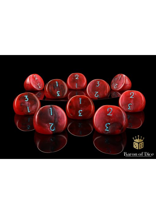Specialty D3 Dice - x2 / Red