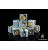 Baron of Dice Snow Wolf 16mm Dice - (25 Dice) / Square corner