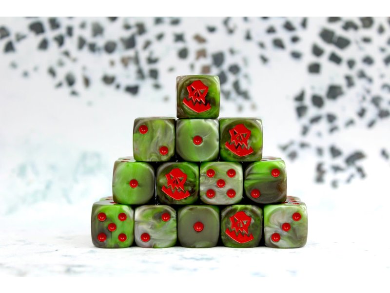 Baron of Dice Orc OG 16mm Dice - (25 Dice)