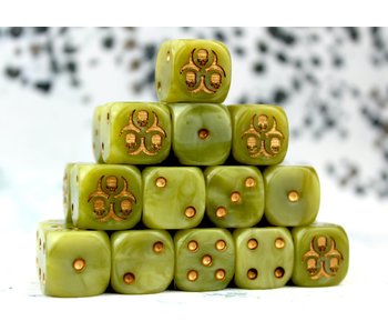 Murky Bog Dice - (25 Dice) / Round Corner / 16mm