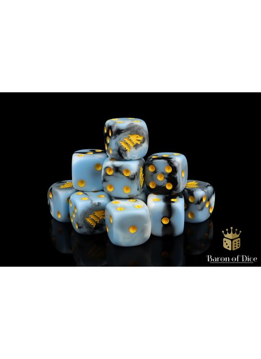 Northern Wolf 16mm Dice - (25 Dice)