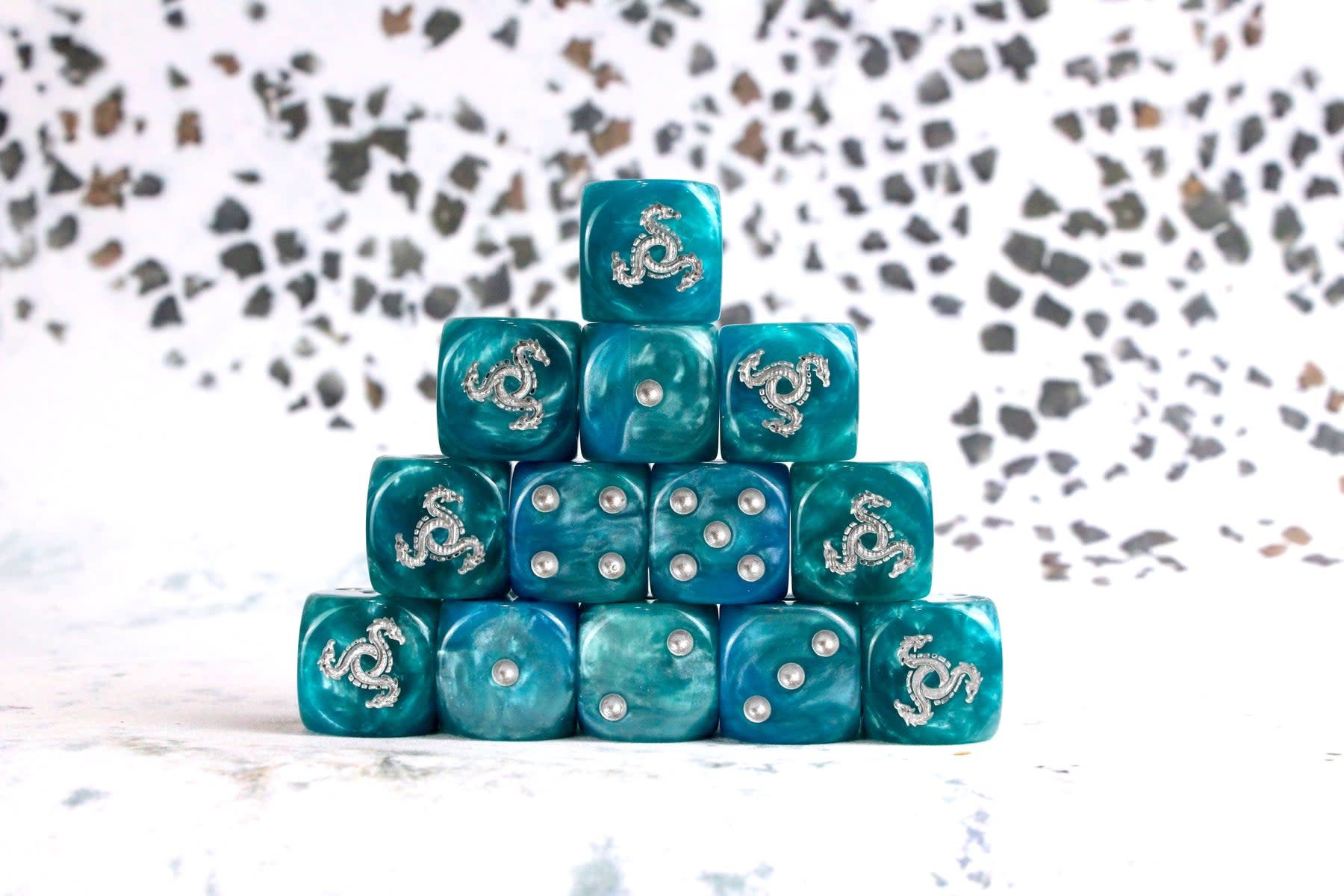 Baron of Dice Hydra 16mm Dice (25 Dice) Au Royaume Des Titans