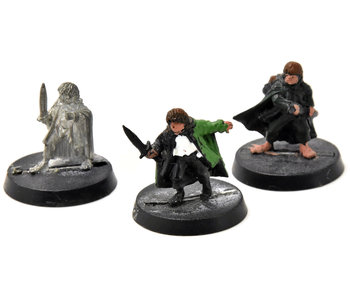 MIDDLE EARTH 3 Hobbits #1 METAL LOTR