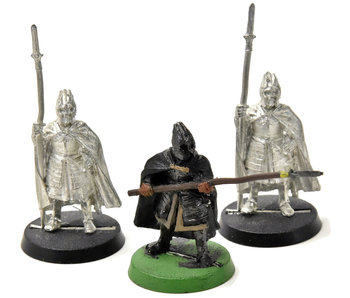 MIDDLE EARTH 3 Citadel Guards with Spears #1 METAL LOTR