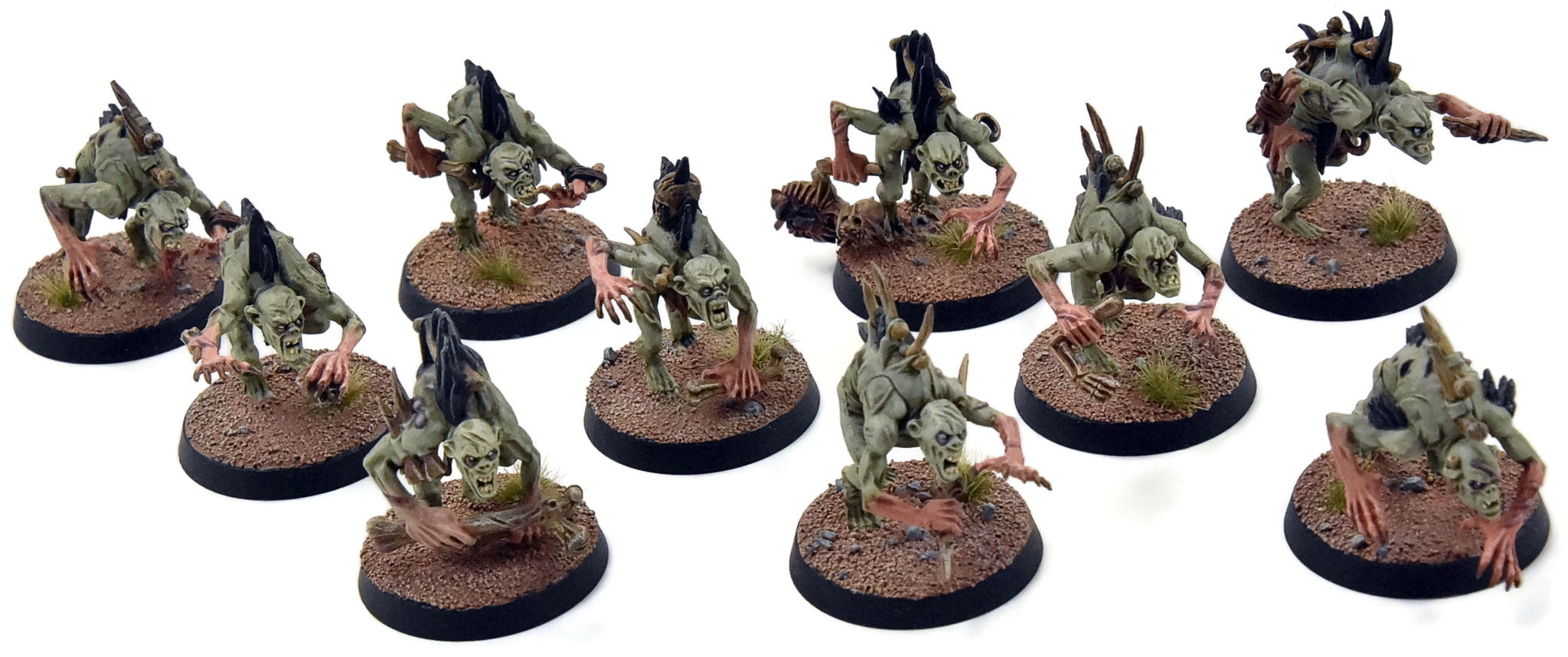 FLESH-EATER COURTS 10 Crypt Ghouls #2 Sigmar - Kingdom of the Titans