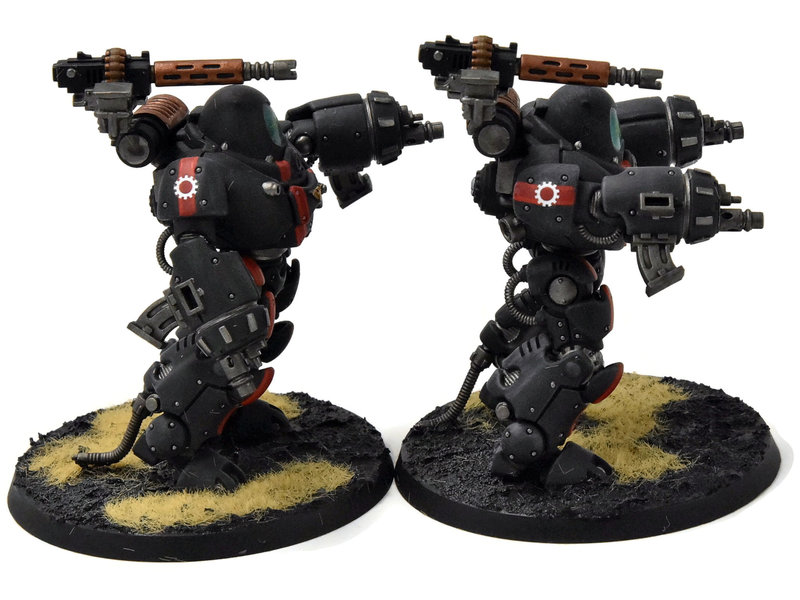 Games Workshop ADEPTUS MECHANICUS 2 Kastellan Robots #1 WELL PAINTED Warhammer 40K