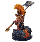 Games Workshop FYRESLAYERS Auric Runefather on foot #1 WELL PAINTED Sigmar