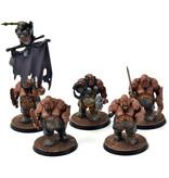 Games Workshop OGOR MATRIBES 5 Ogors #2 Sigmar missing 1 arm WELL PAINTED