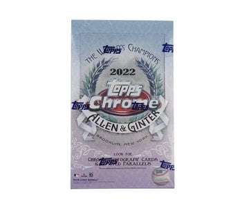 2022 Topps Chrome Allen & Ginter  Baseball Hobby Box