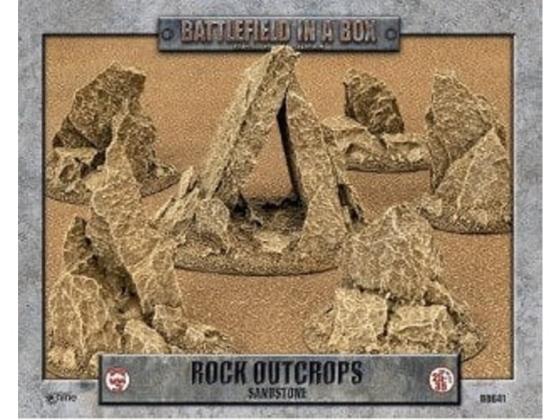 Battlefield in a Box Battlefield In A Box - Rock Outcrops - Sandstone