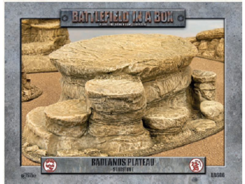 Battlefield in a Box Battlefield In A Box - Badlands Plateau - Sandstone
