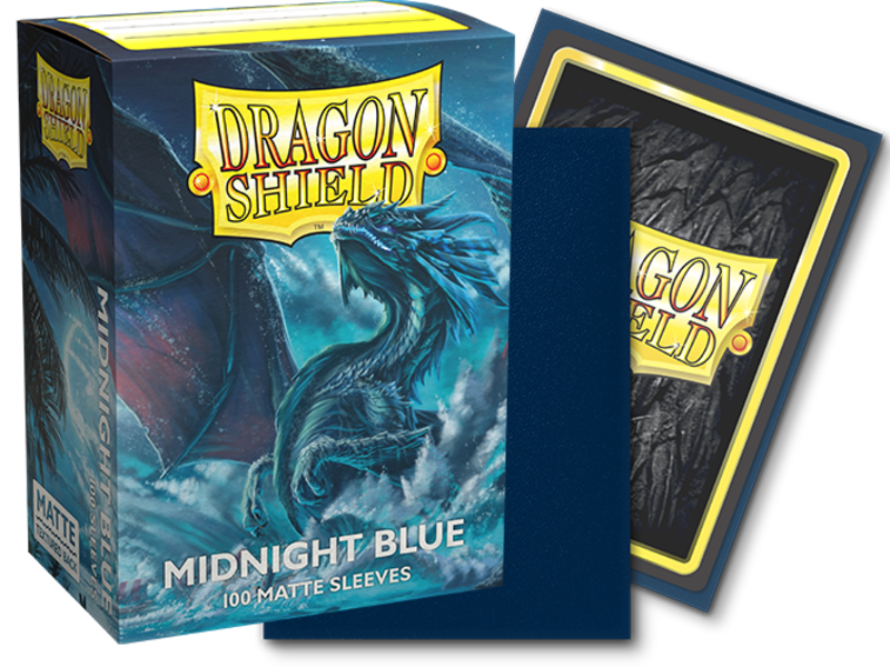 Dragon Shield Sleeves Matte Midnight Blue (100)