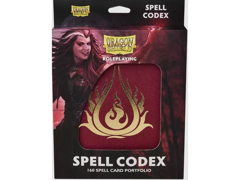 Dragon Shield Rpg Spell Codex Blood Red