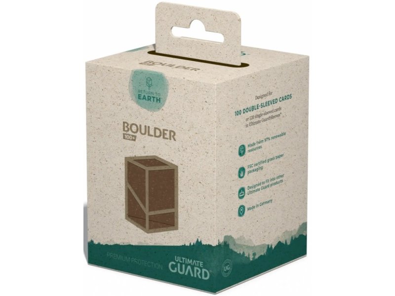 Ultimate Guard Ultimage Guard Rte Deck Case Boulder 100+ Brown