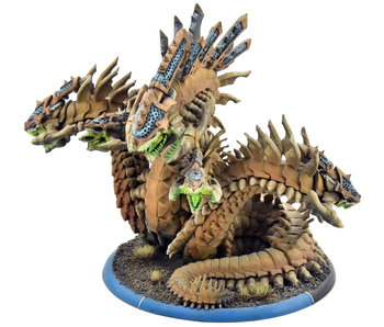 WARMACHINE Desert Hydra #1 WELL PAINTED Horde Skorne Gargantuan Warbeast