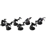 Games Workshop TYRANIDS 7 Genestealers #4 missing one head Warhammer 40K