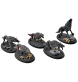 Games Workshop SOULBLIGHT GRAVELORDS Dire Wolves #1 WELL PAINTED Sigmar