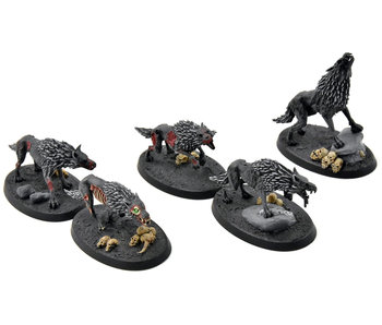 SOULBLIGHT GRAVELORDS Dire Wolves #1 WELL PAINTED Sigmar