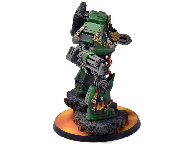 Games Workshop SPACE MARINES Contemptor Dreadnought #3 WELL PAINTED Warhammer 40K Salamanders