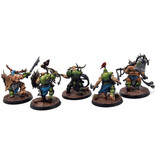 Games Workshop MAGGOTKIN OF NURGLE 5 Putrid Blightkings #1 WELL PAINTED Sigmar