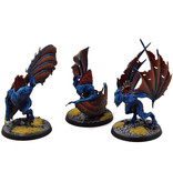 Games Workshop FLESH-EATER COURTS 3 Crypt Flayers #1 WELL PAINTED Sigmar