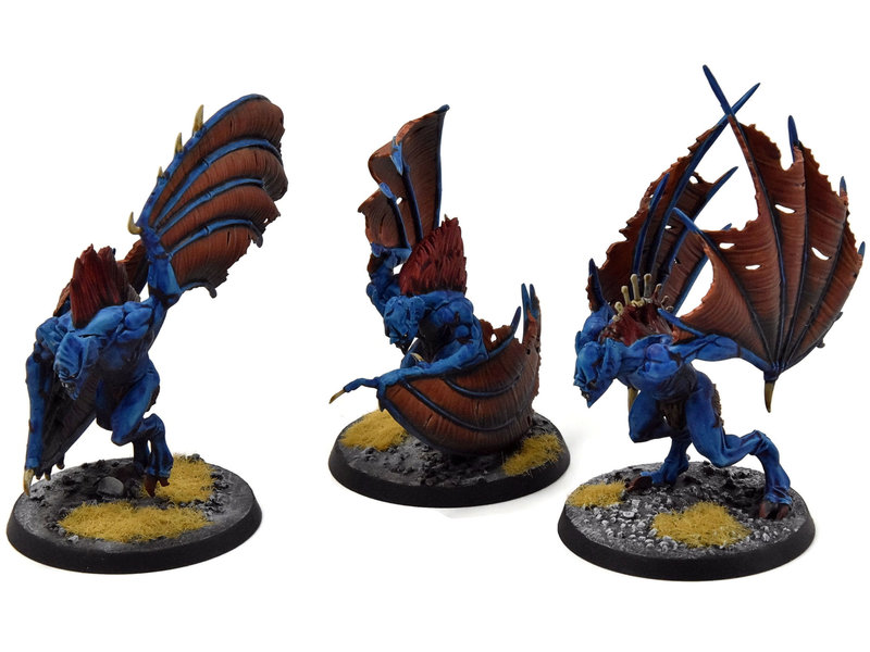 Games Workshop FLESH-EATER COURTS 3 Crypt Flayers #1 WELL PAINTED Sigmar