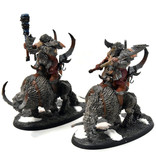 Games Workshop OGOR MAWTRIBES 2 Mournfang Pack #2 WELL PAINTED Sigmar