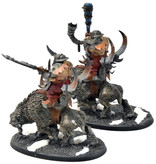 Games Workshop OGOR MAWTRIBES 2 Mournfang Pack #2 WELL PAINTED Sigmar