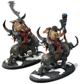 Games Workshop OGOR MAWTRIBES 2 Mournfang Pack #2 WELL PAINTED Sigmar