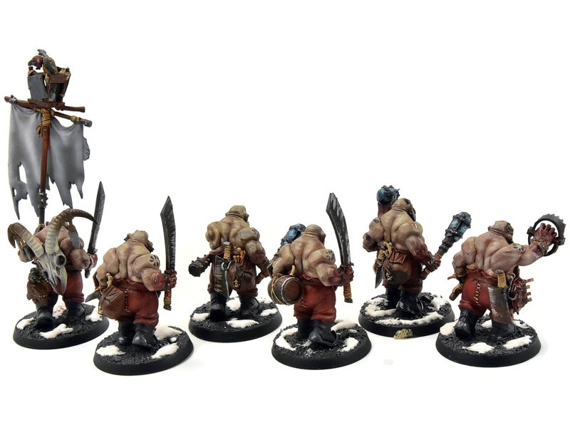 Games Workshop OGOR MAWTRIBES 6 Gluttons #1 WELL PAINTED Sigmar