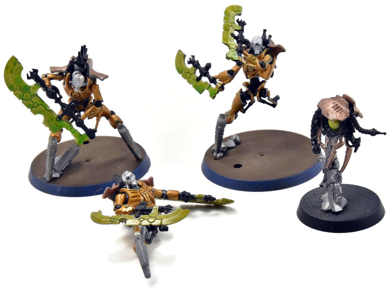 Games Workshop NECRONS 3 Skorpekh Destroyers #2 Broken Legs & 1 Missing Base 40K
