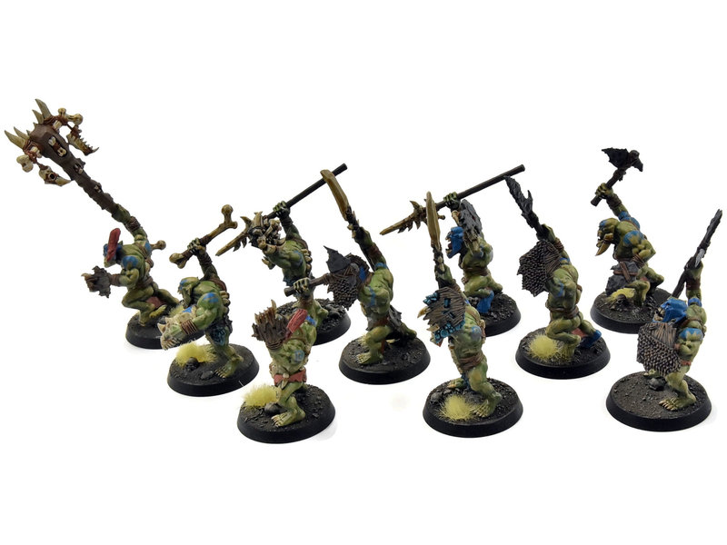 Games Workshop ORRUK WARCLANS 10 Savage Orruks #1 PRO PAINTED Sigmar