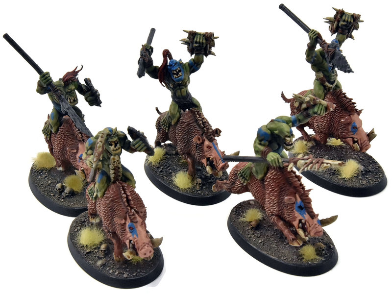 Games Workshop ORRUK WARCLANS 5 Savage Boar Boyz #4 PRO PAINTED Sigmar