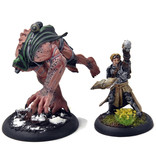WARMACHINE Aurum Ominus Alyce Marc & Big Alyce PRO PAINTED METAL Crucible Guard