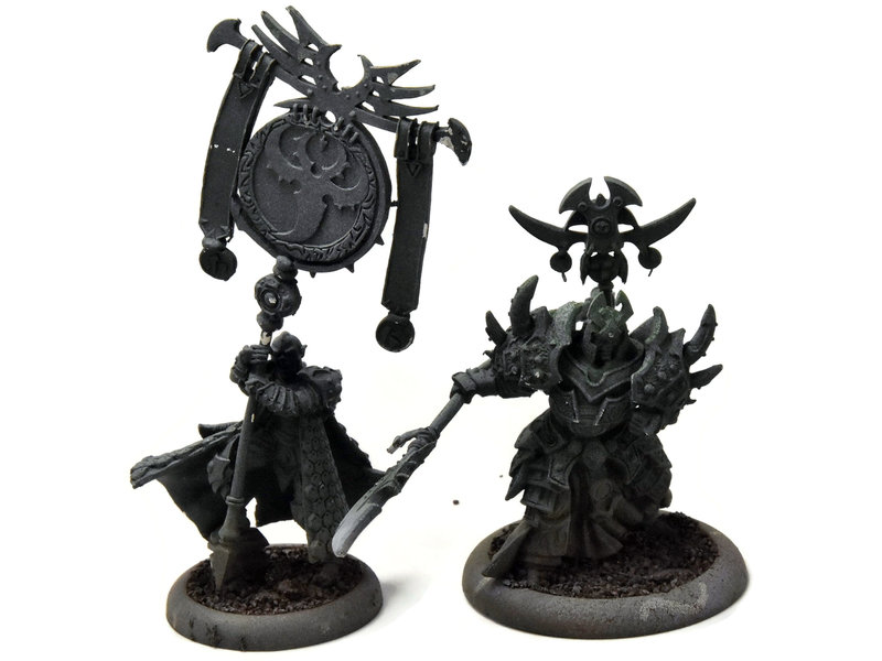 HORDES Tyrant Commander with Standard Banner #2 METAL Skorne