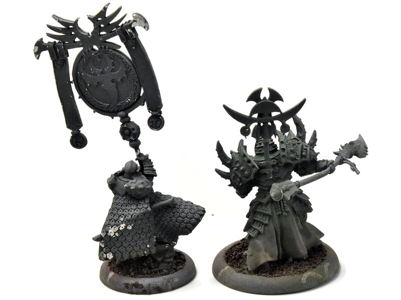 HORDES Tyrant Commander with Standard Banner #2 METAL Skorne
