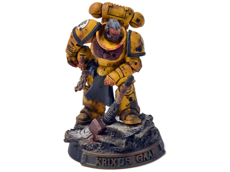 Games Workshop IMPERIAL FISTS Primaris Captain Converted #3 PRO PAINTED Warhammer 40K