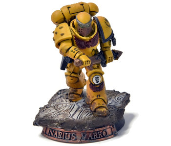 IMPERIAL FISTS Primaris Captain Converted #2 PRO PAINTED Warhammer 40K
