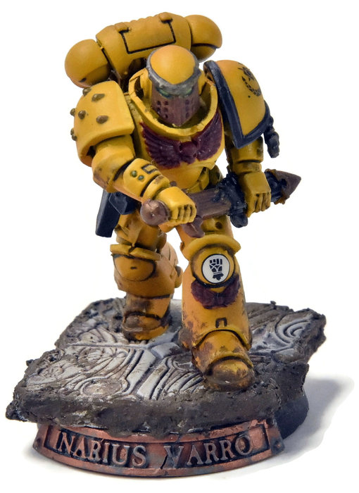 IMPERIAL FISTS Primaris Captain Converted #2 PRO PAINTED Warhammer 40K