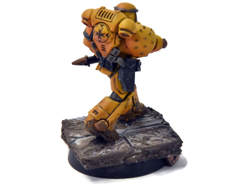 Games Workshop IMPERIAL FISTS Primaris Captain Converted #2 PRO PAINTED Warhammer 40K