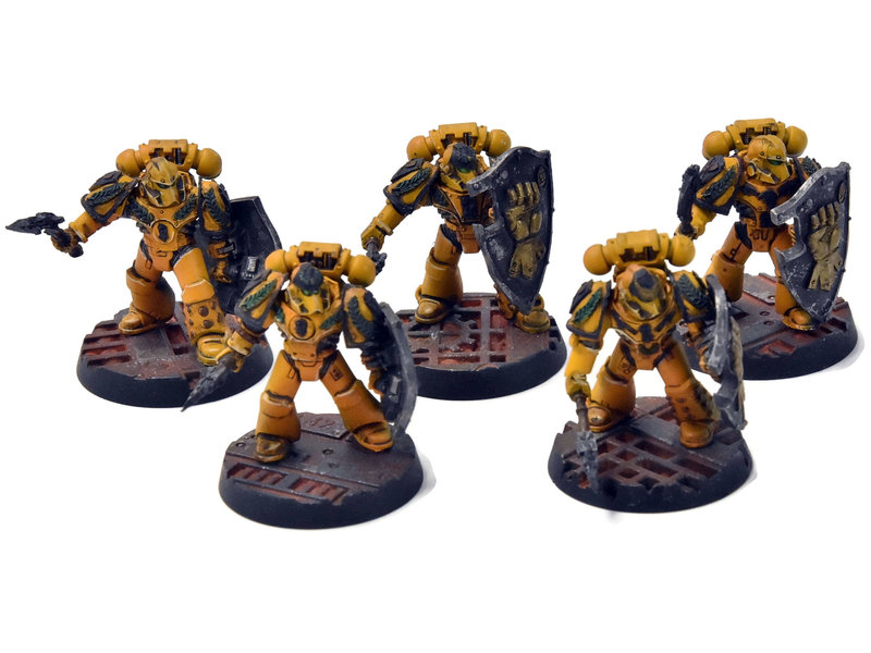 Forge World IMPERIAL FISTS 5 Phalanx Warders #2 PRO PAINTED Forge World 40K
